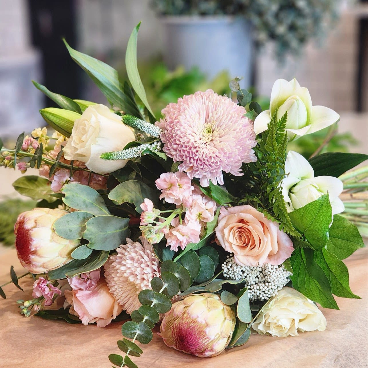 Valentine Hand-Tied Bouquet Flower Bouquet