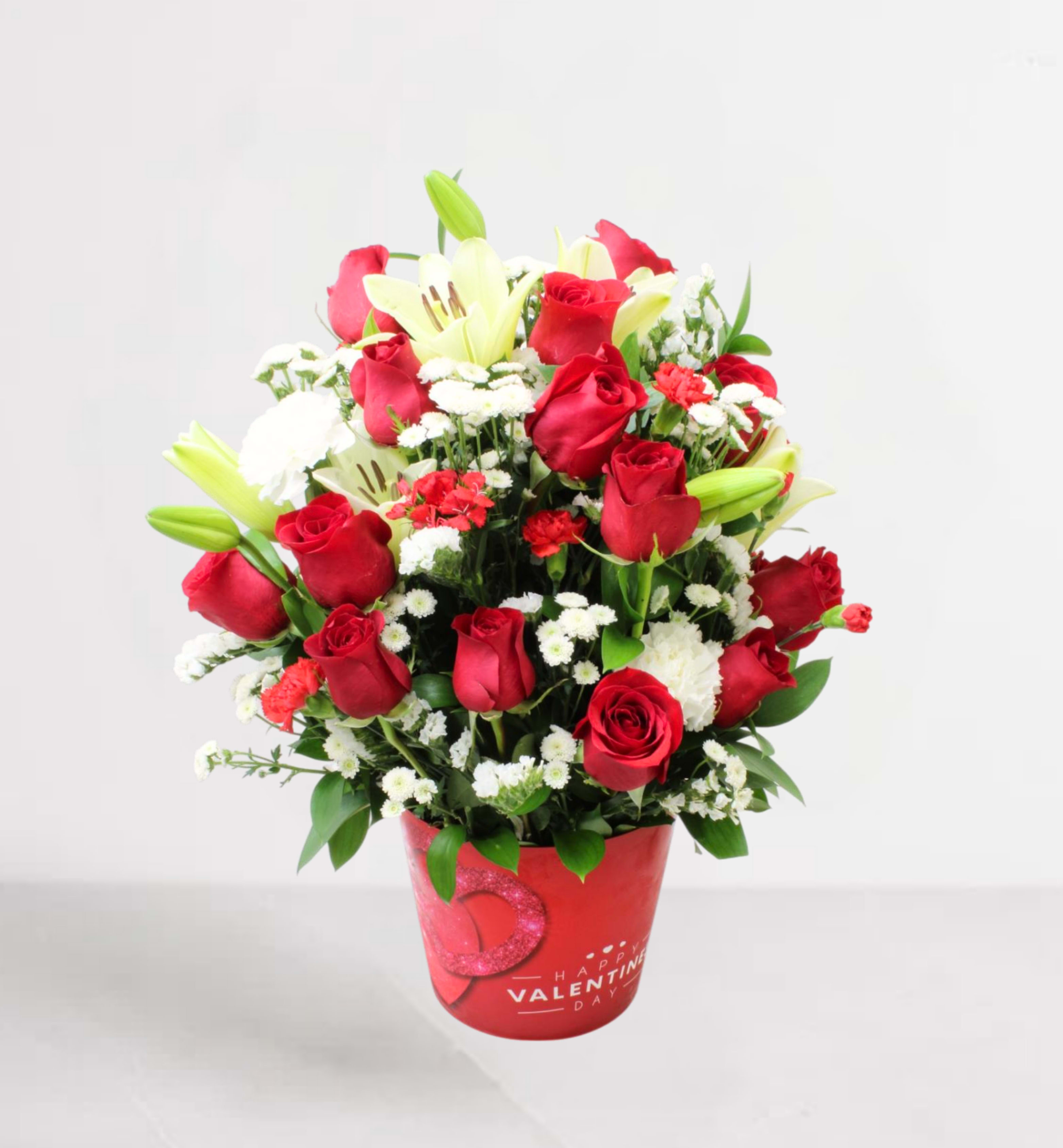 Red Romance Flower Bouquet