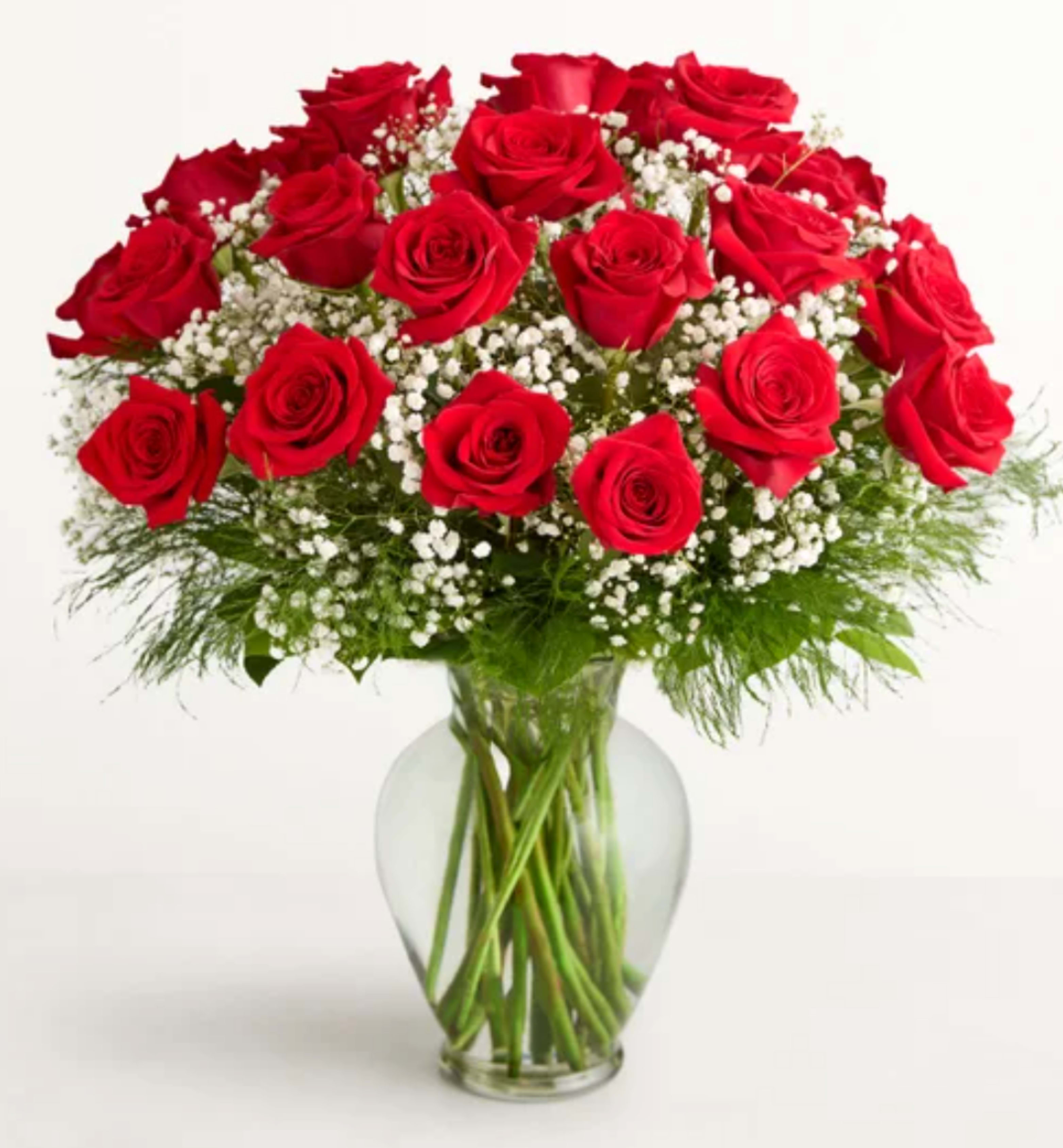 2 Dozen Classic Rose Vase Flower Bouquet