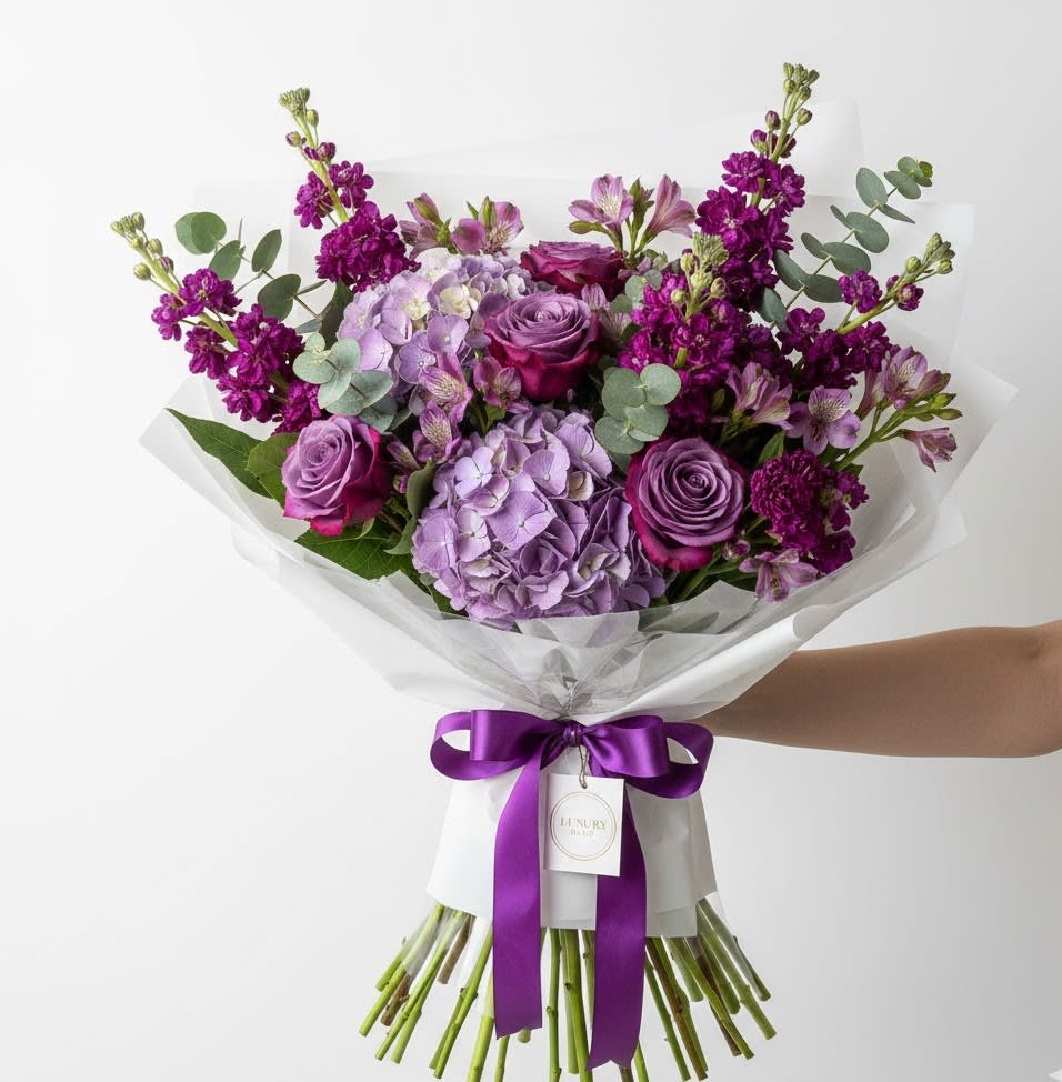 Pretty in purple EBF-648 Flower Bouquet
