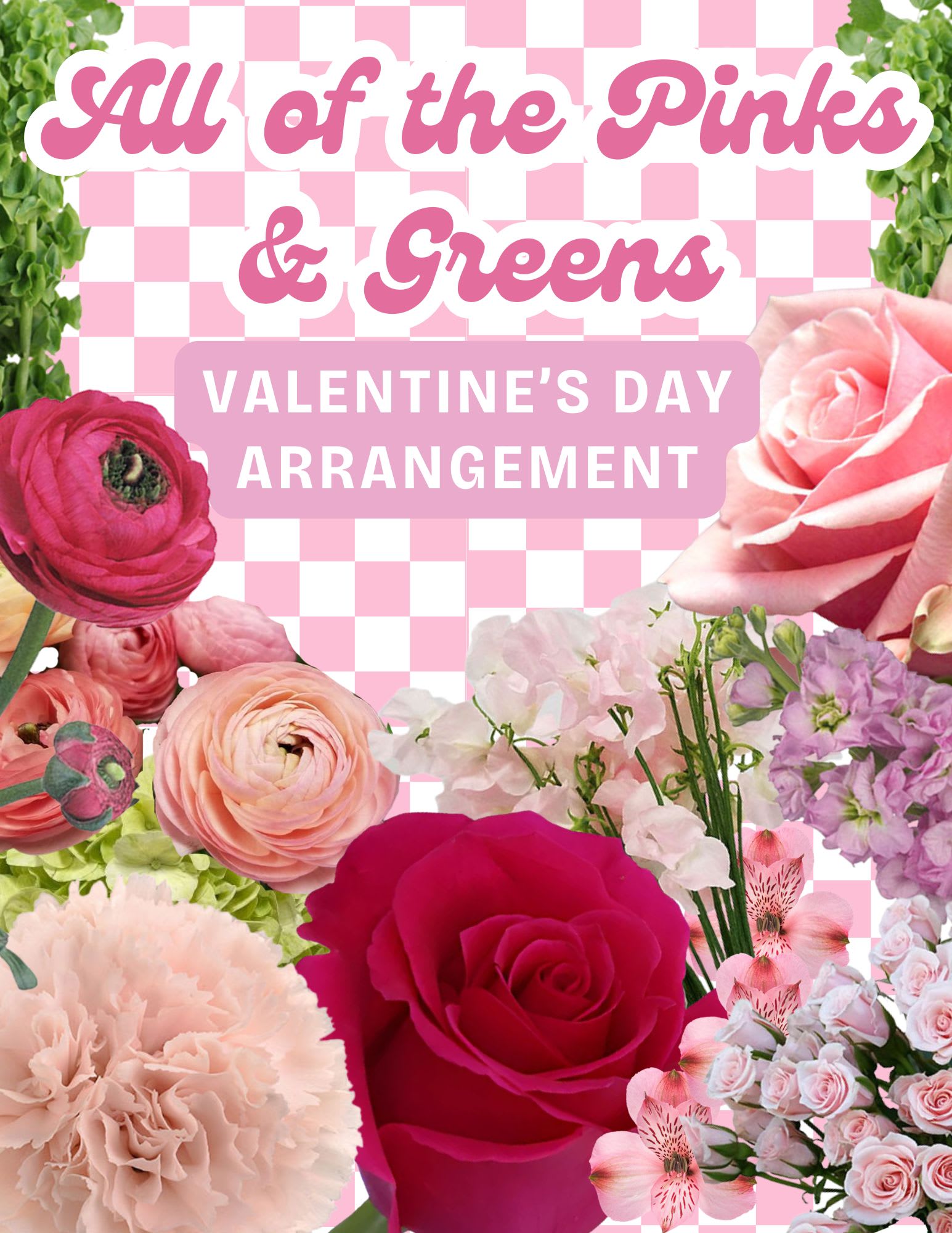 Pink and Green Designer's Choice-Valentine's