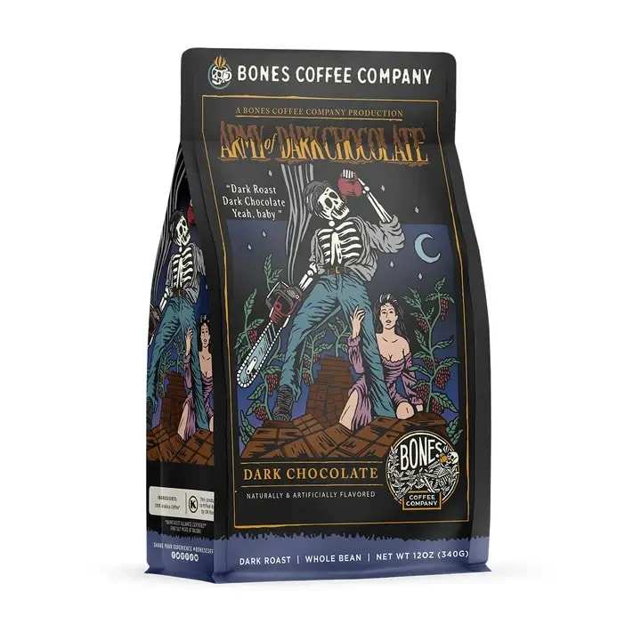 Dark Chocolate Bones Ground Coffee