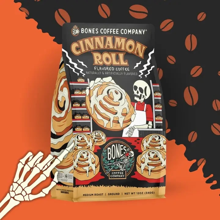 Cinnamon Roll Bones Ground Coffee