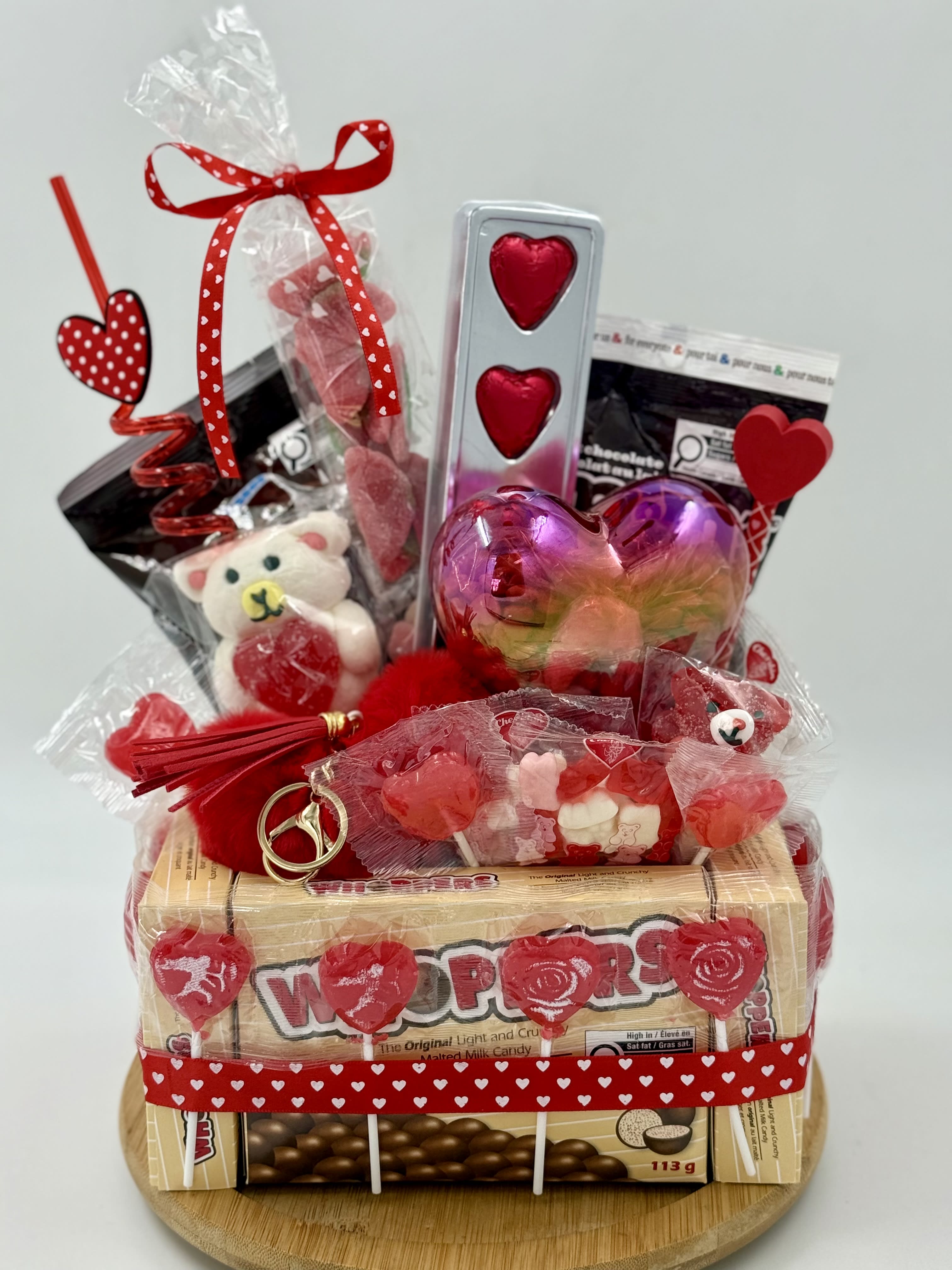 Love Note Sweets Gourmet Basket Flower Bouquet