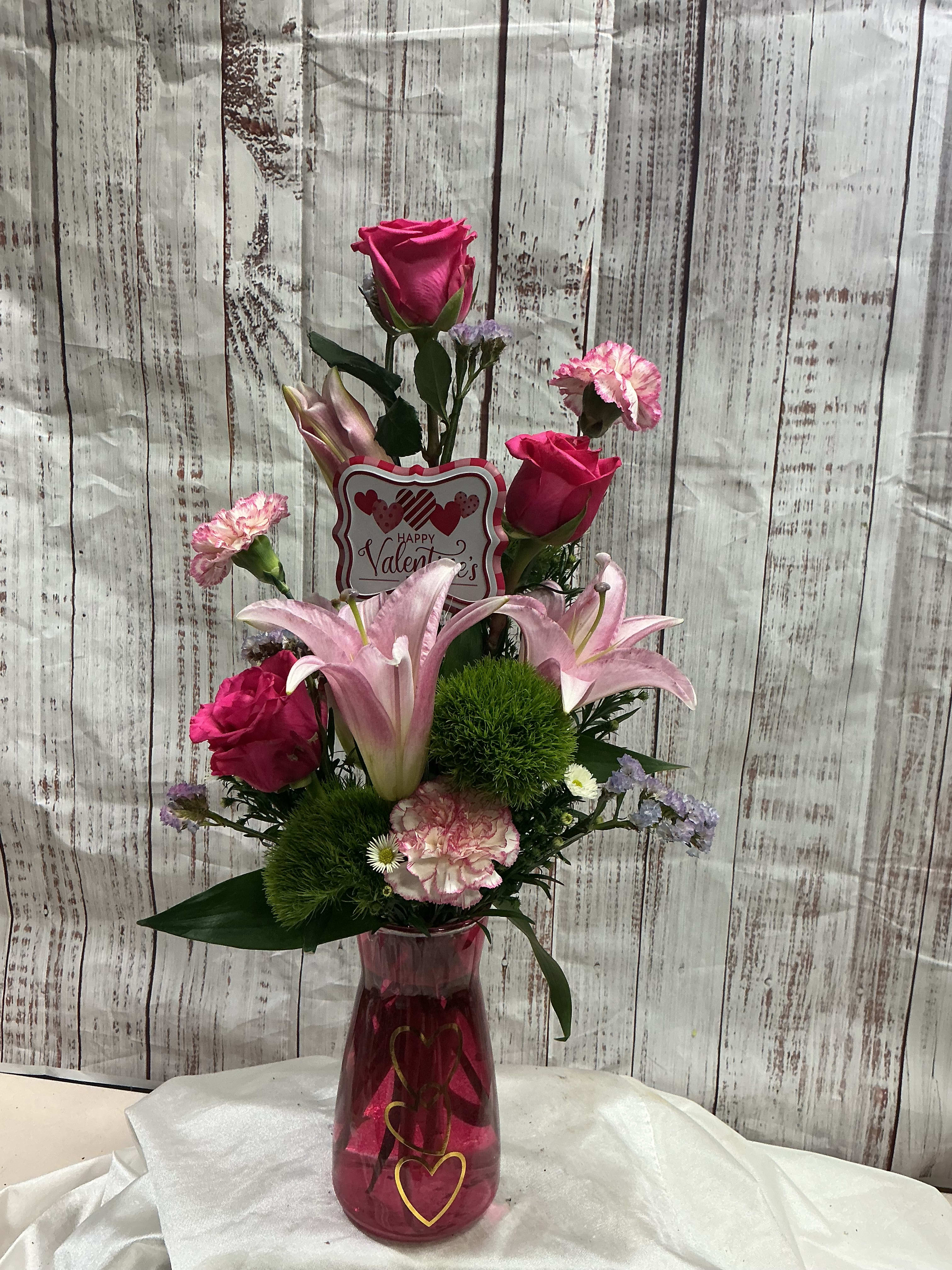 Heart & Love Flower Bouquet