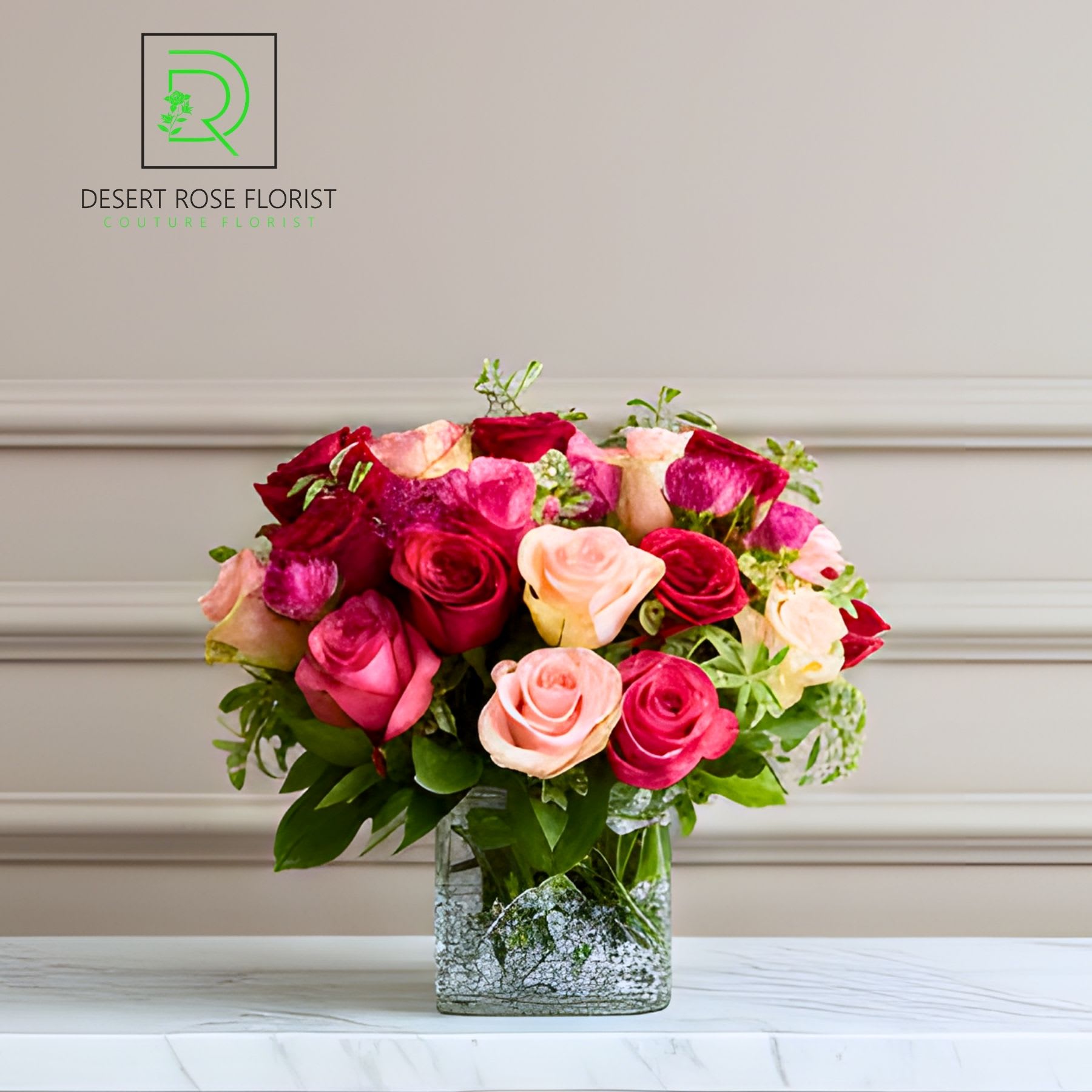 Love Medley Bouquet with Red Roses