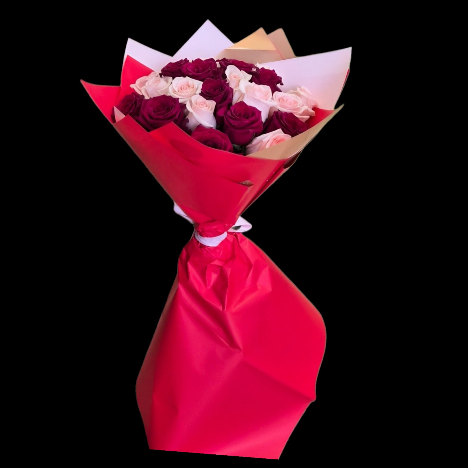 RED & PINK ROSE BOUQUET