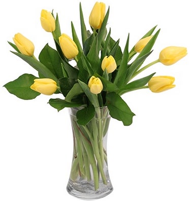 Sweet Sunshine Tulips Flower Bouquet