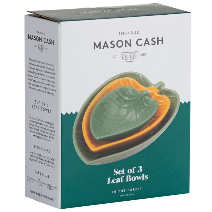 Mason Cash Leaf Bowls (set of 3)