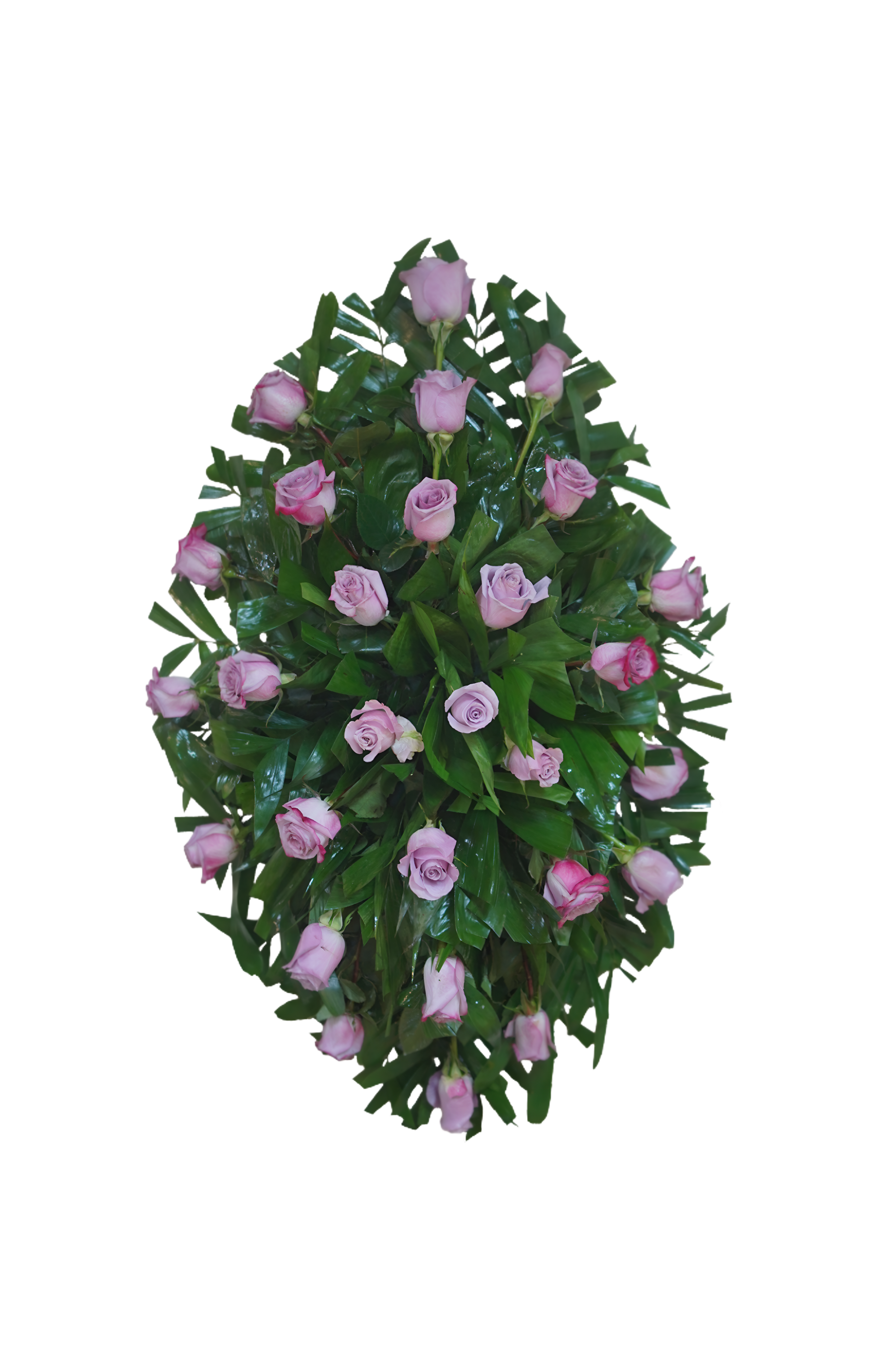 A-11L Corona de rosas lila Flower Bouquet