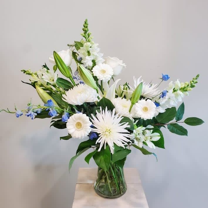 Waves of Ivory Flower Bouquet
