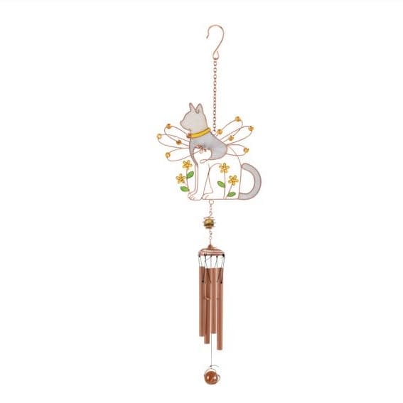 Cat Wireworks Garden Chime Flower Bouquet