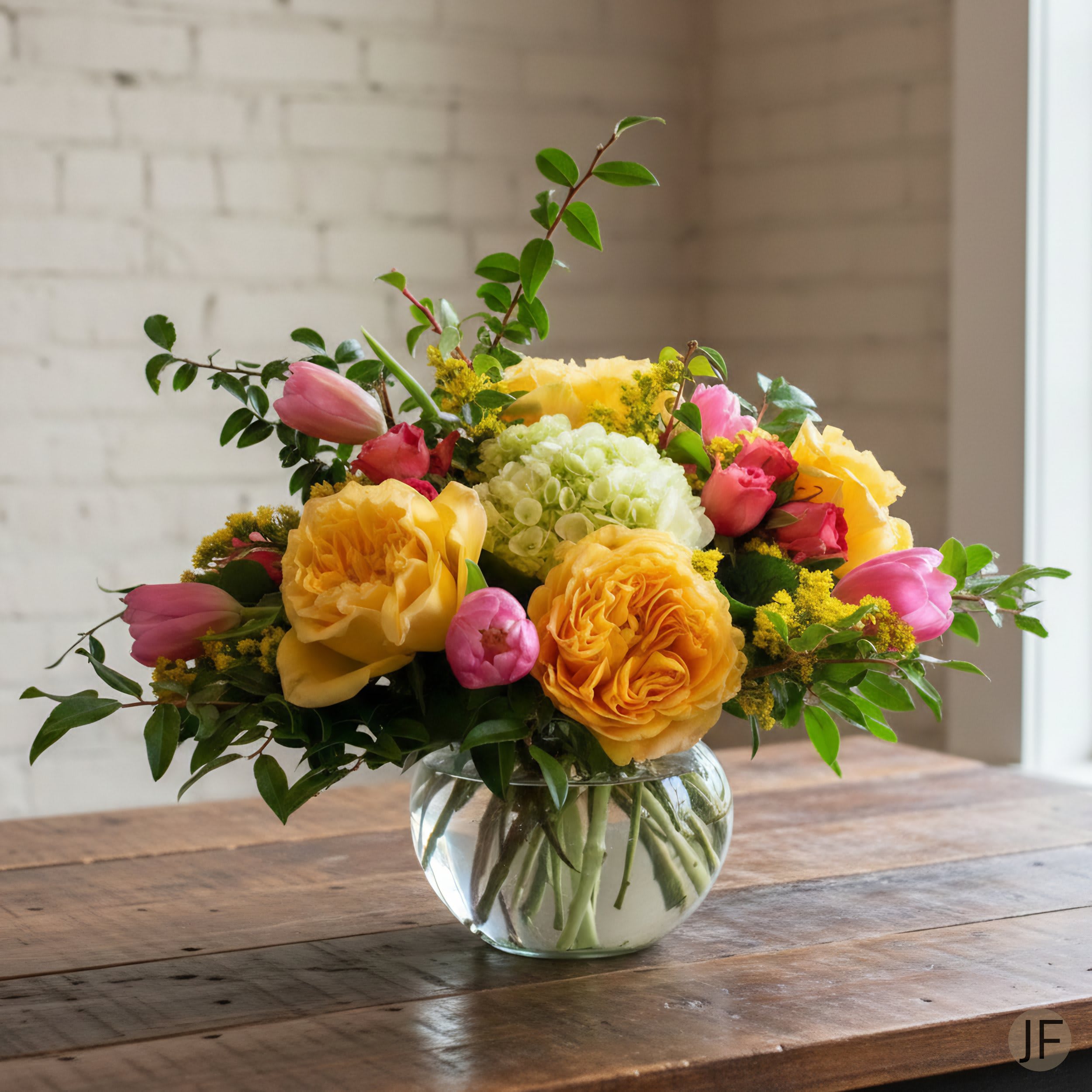 Golden Sunshine Flower Bouquet