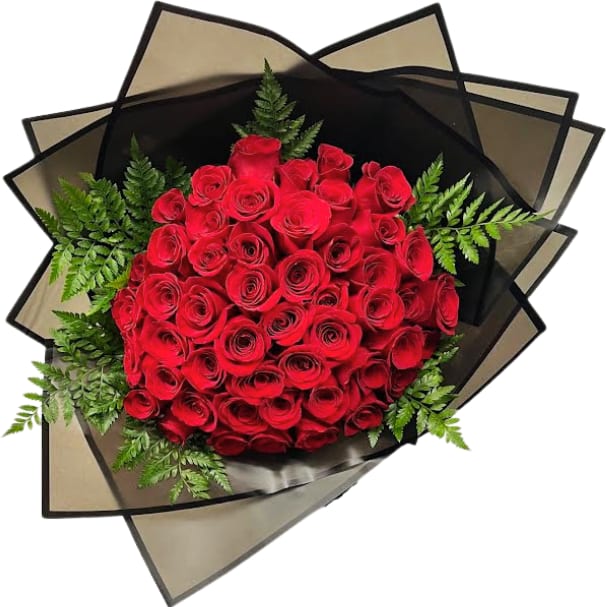 Fifty Shades Of Red WR-4 Flower Bouquet
