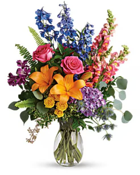 Colors Of The Rainbow Flower Bouquet