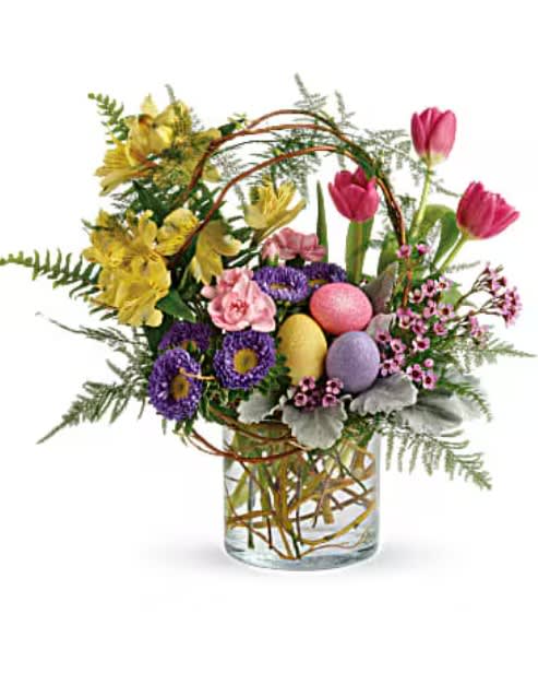 Pop Of Springtime Bouquet Flower Bouquet