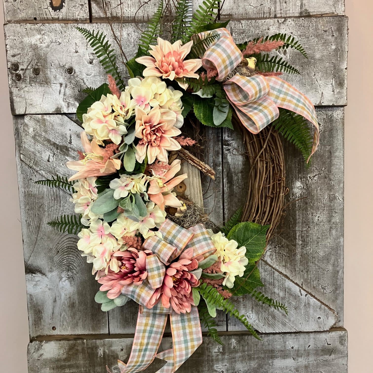 Songbird’s Cottage Silk (Artificial) Wreath