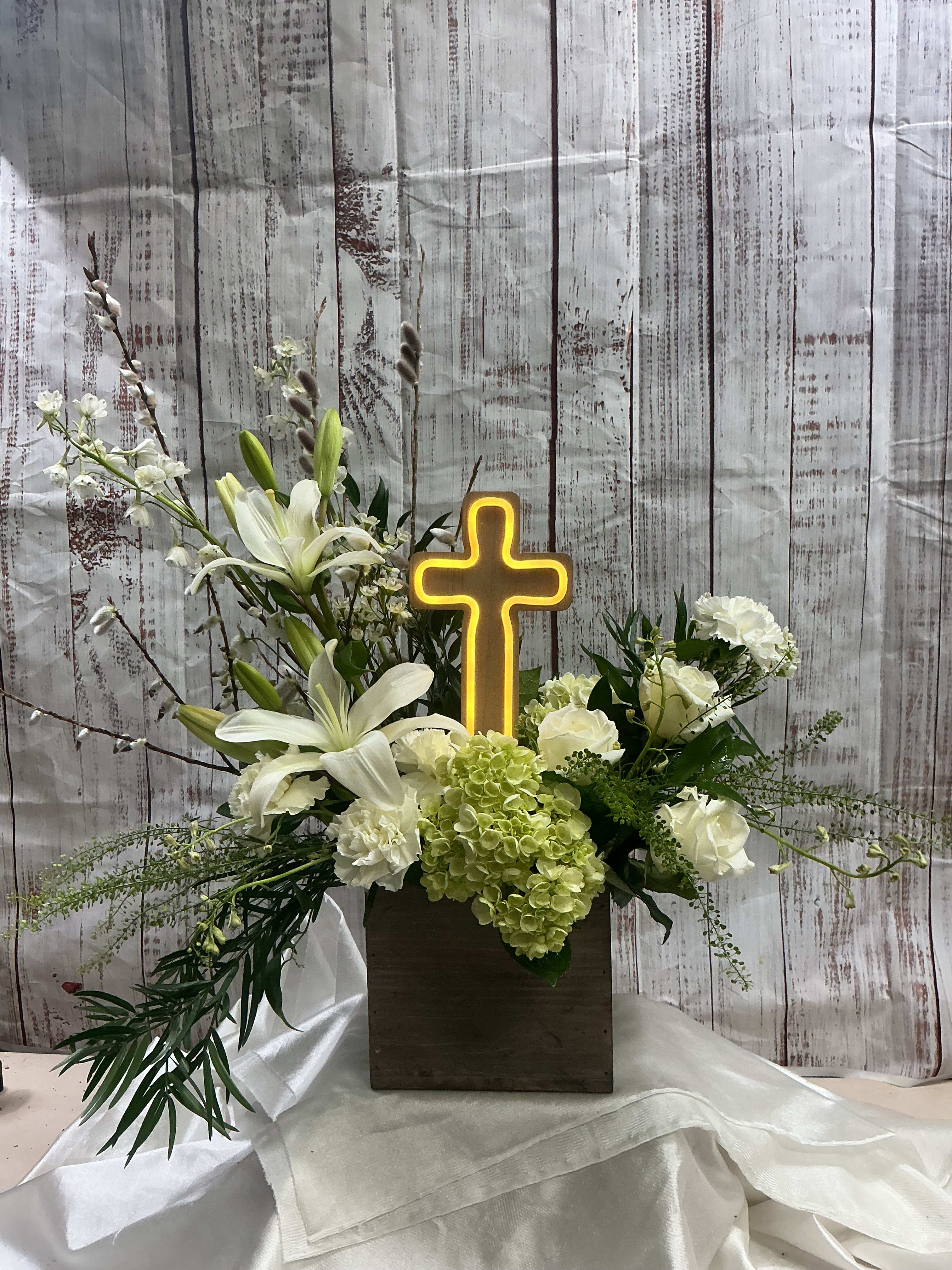 Glowing Wooden Cross