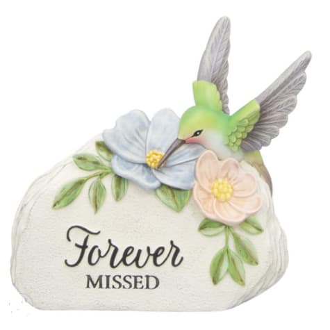 Forever Missed Hummingbird Stone