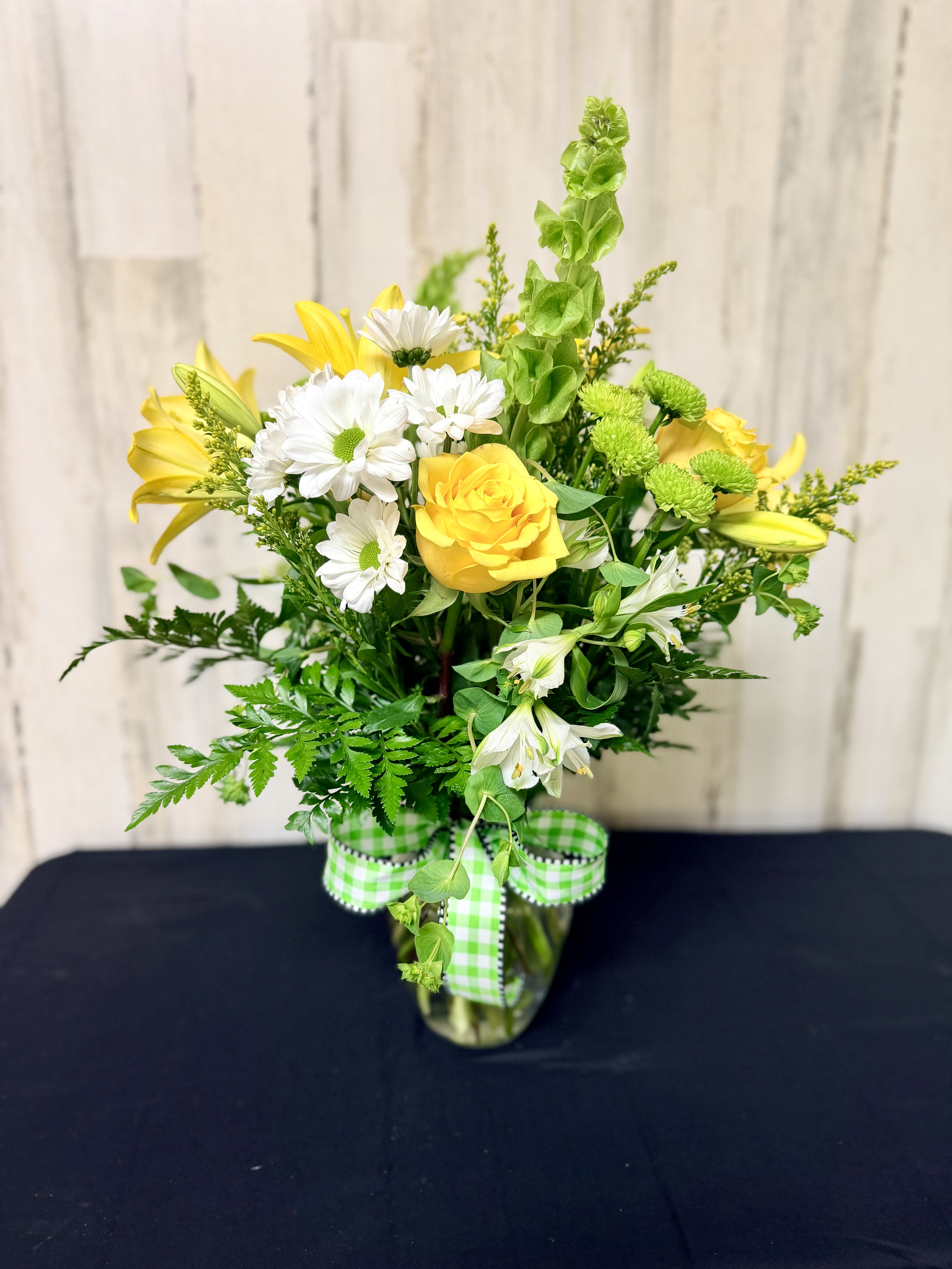 Shamrock and Sunshine Flower Bouquet