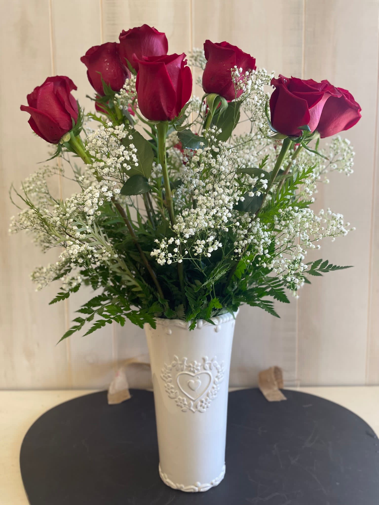 Timeless Rose Vase Flower Bouquet