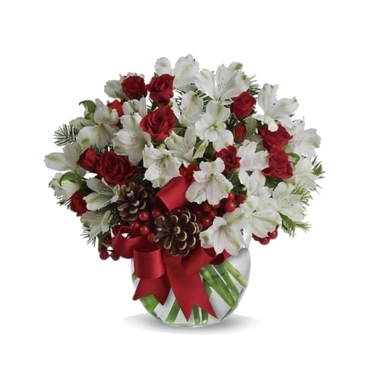 Touch of Christmas Flower Bouquet