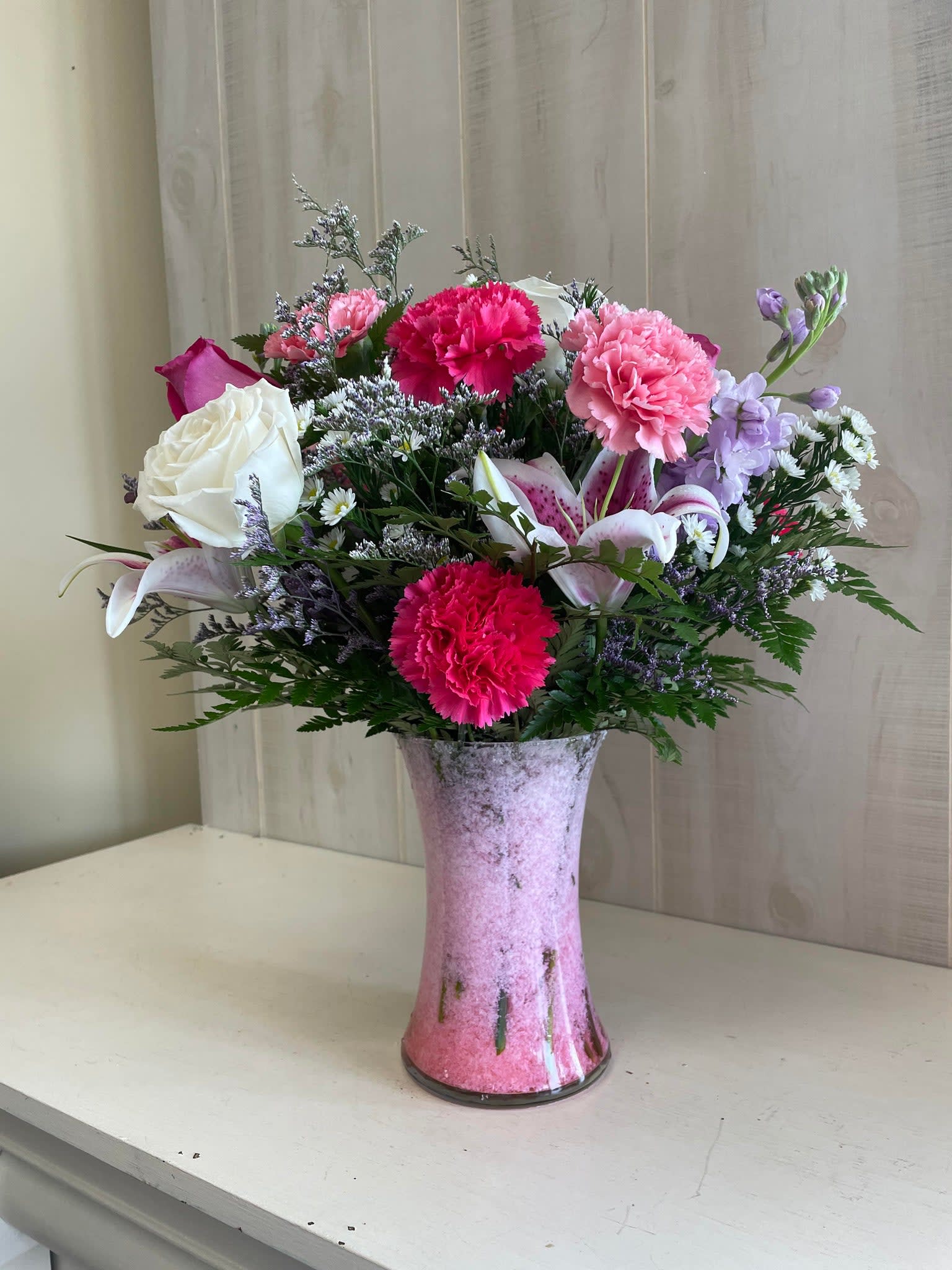 Blushing Pink Flower Bouquet