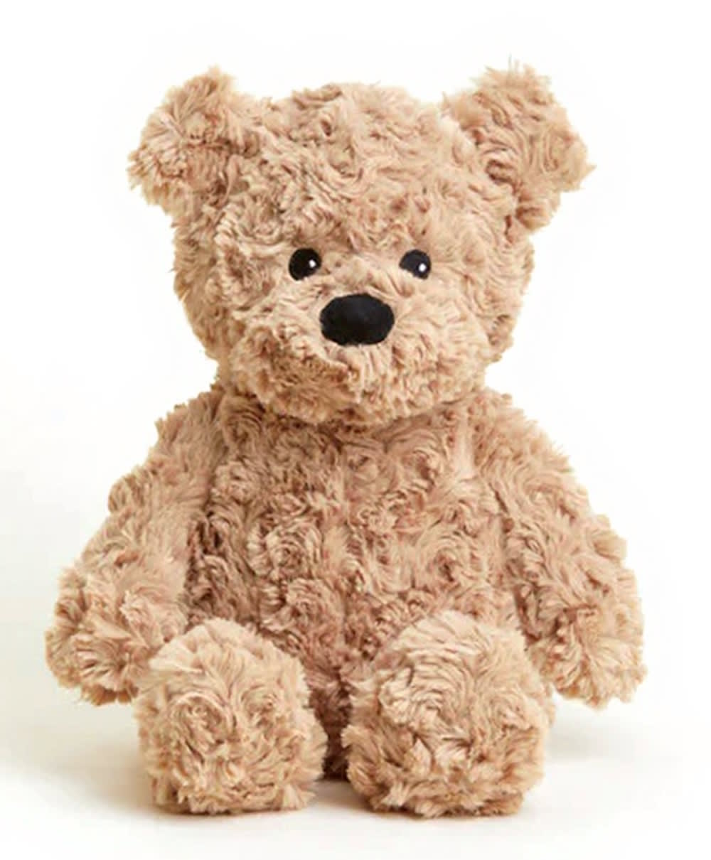 Brown Curly Bear Warmies Flower Bouquet