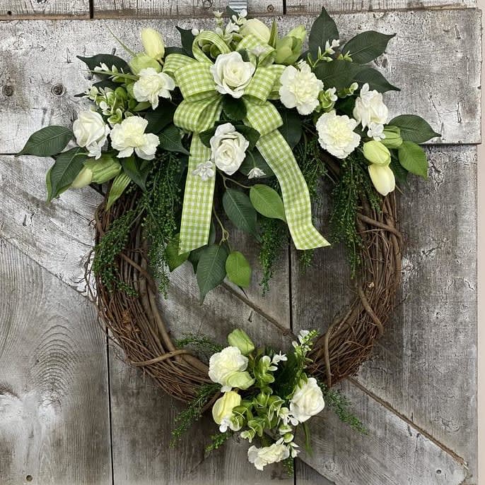 Glorious Greens Silk (Artificial) Wreath