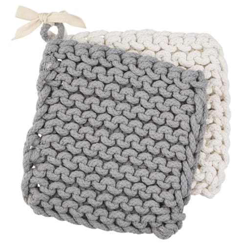 Mudpie Croched Pot Holders (set of 2)