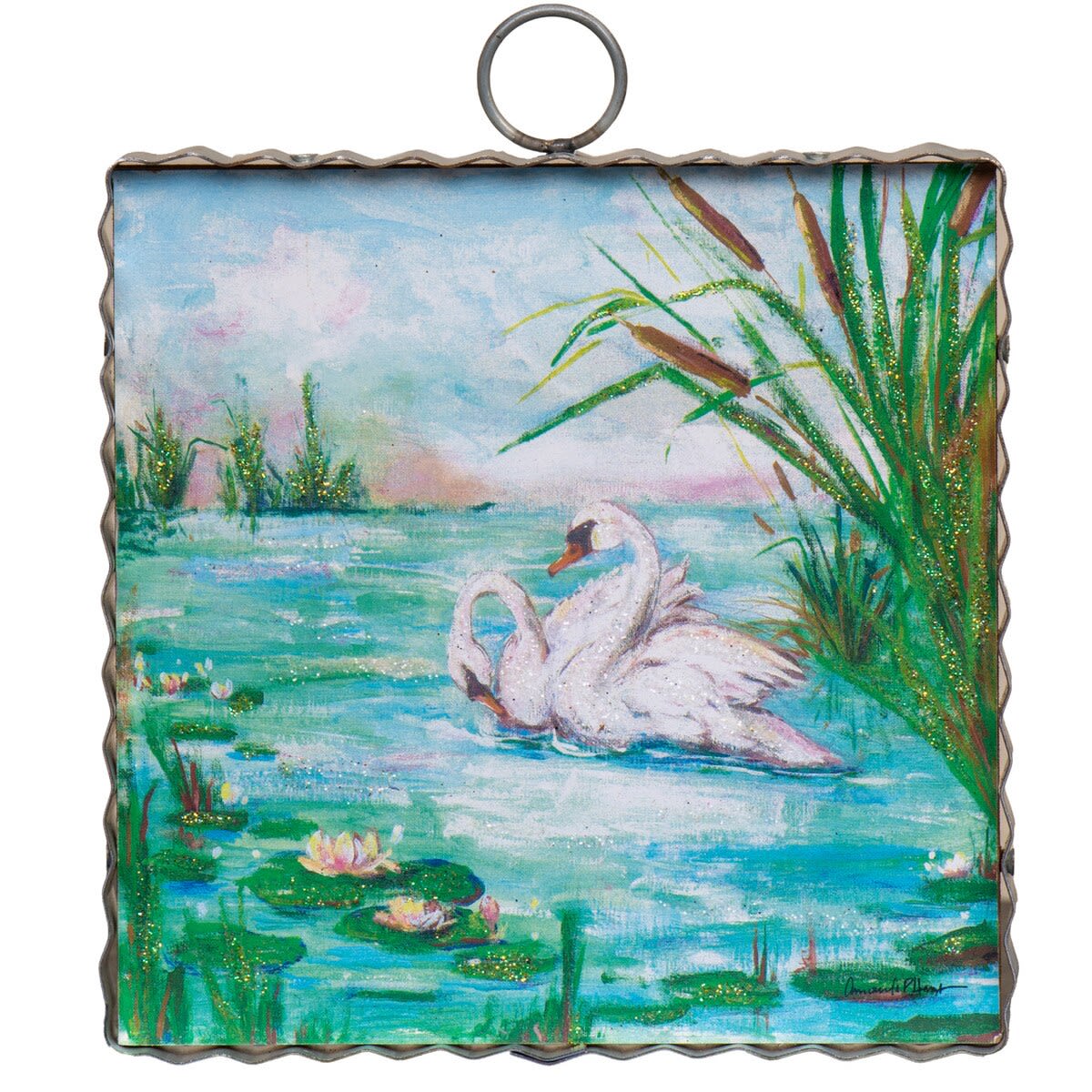 Mini Swan Pond Print