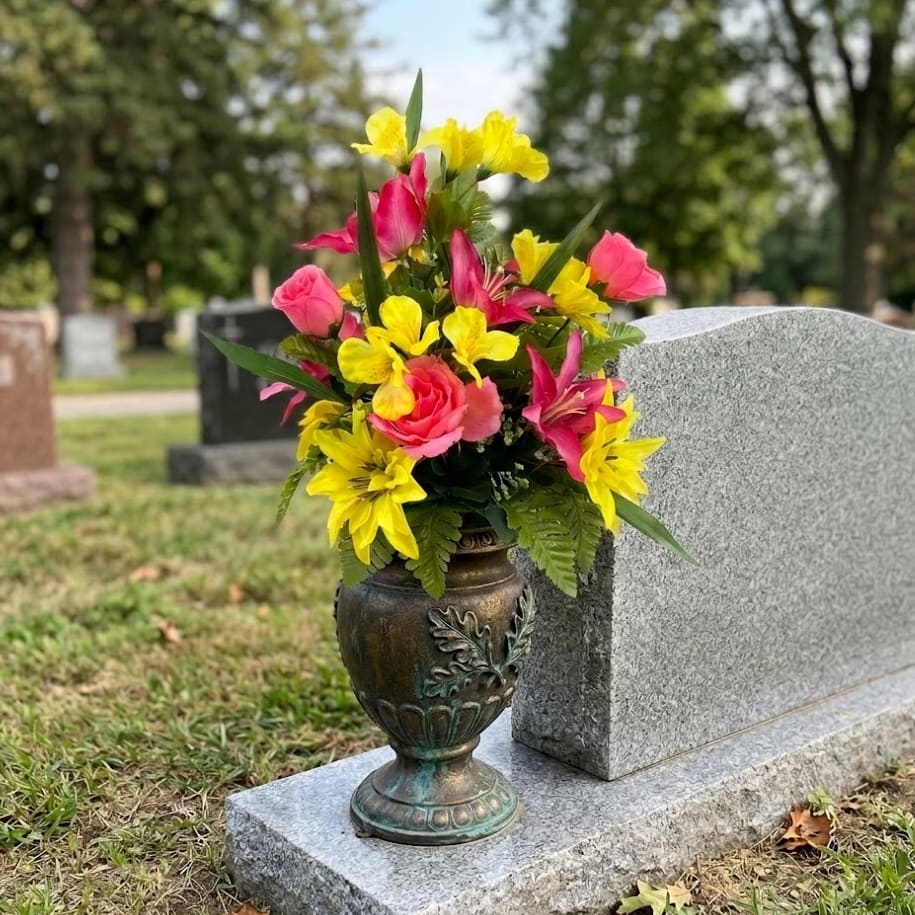 Cemetery Silk (Artificial) Cone