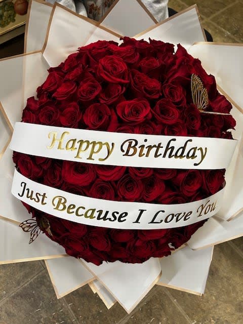 Ramos 75 Red Roses Flower Bouquet