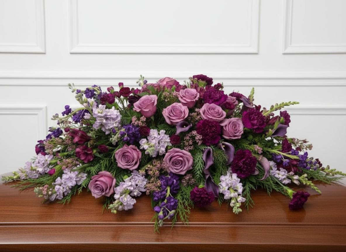 Royally Remembered Casket Spray