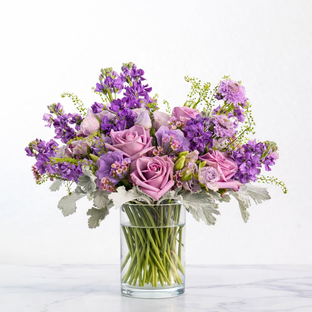 Amethyst Flower Bouquet