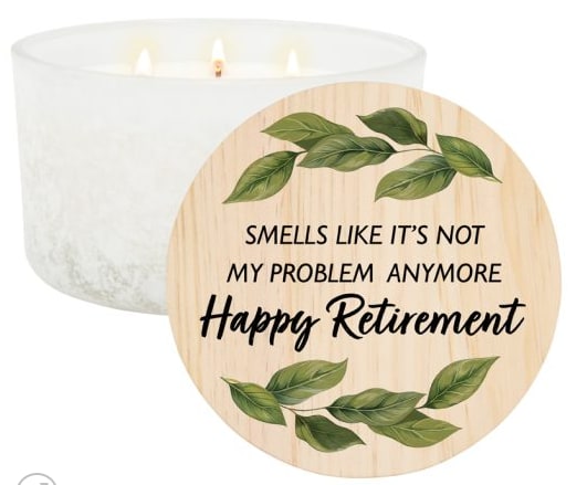 "Retirement" 3-Wick Candle