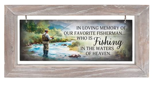 "Fisherman" Framed Message Bar