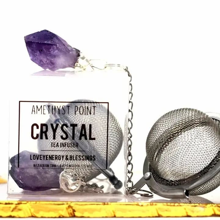 Genuine Amethyst Tea Infuser