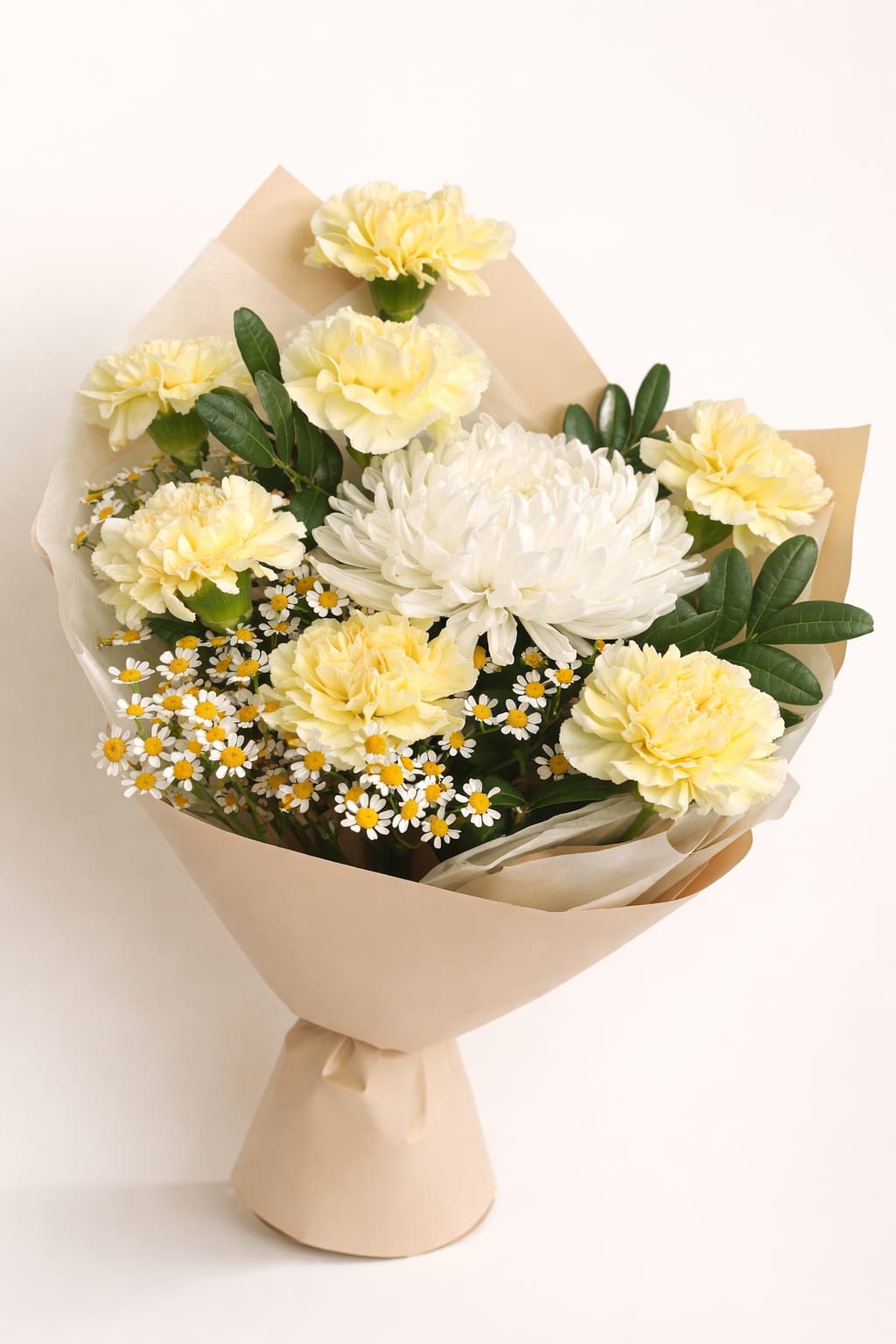Soft Lemon Charm Flower Bouquet
