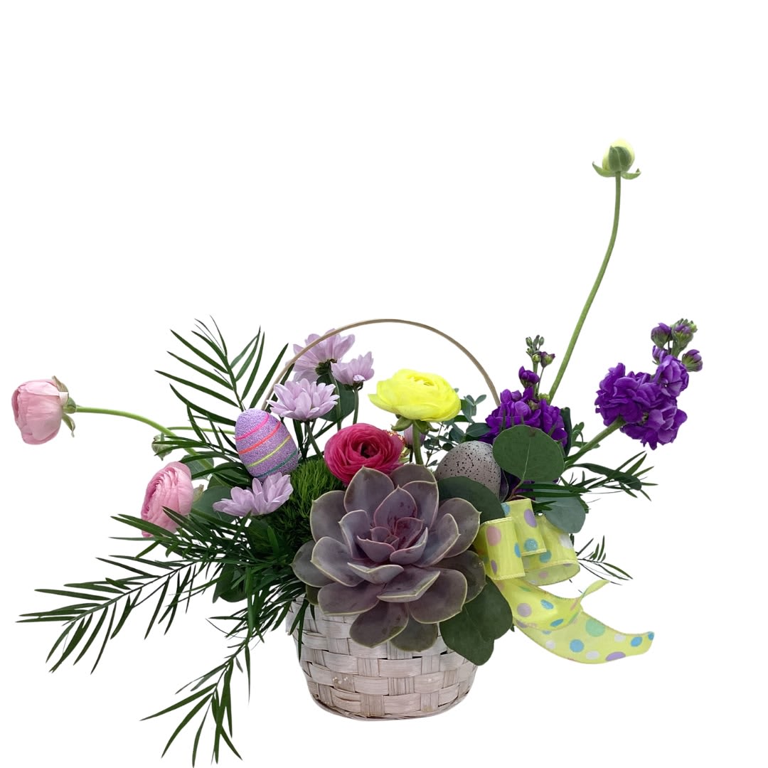 Easter Basket Flower Bouquet