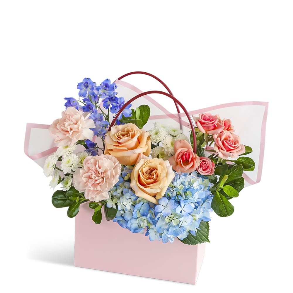 Sweet Juliette Tote Flower Bouquet
