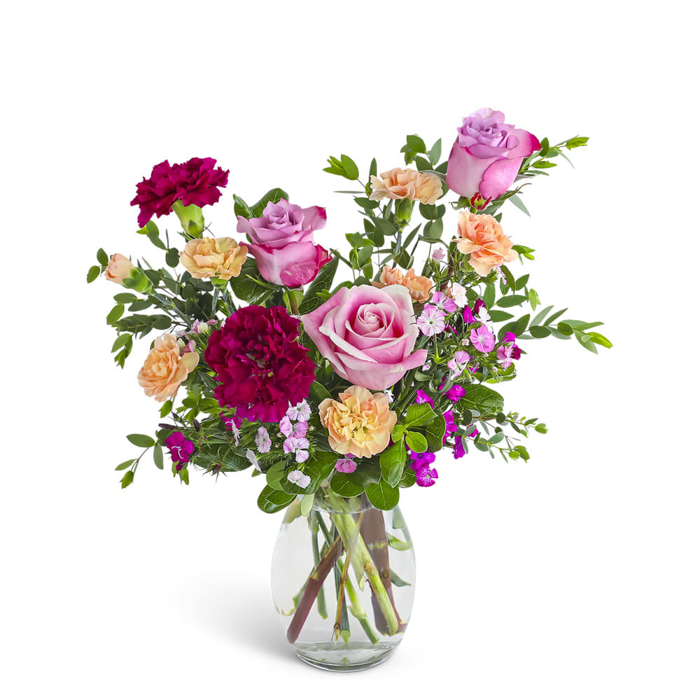 Her Devoted Heart Flower Bouquet