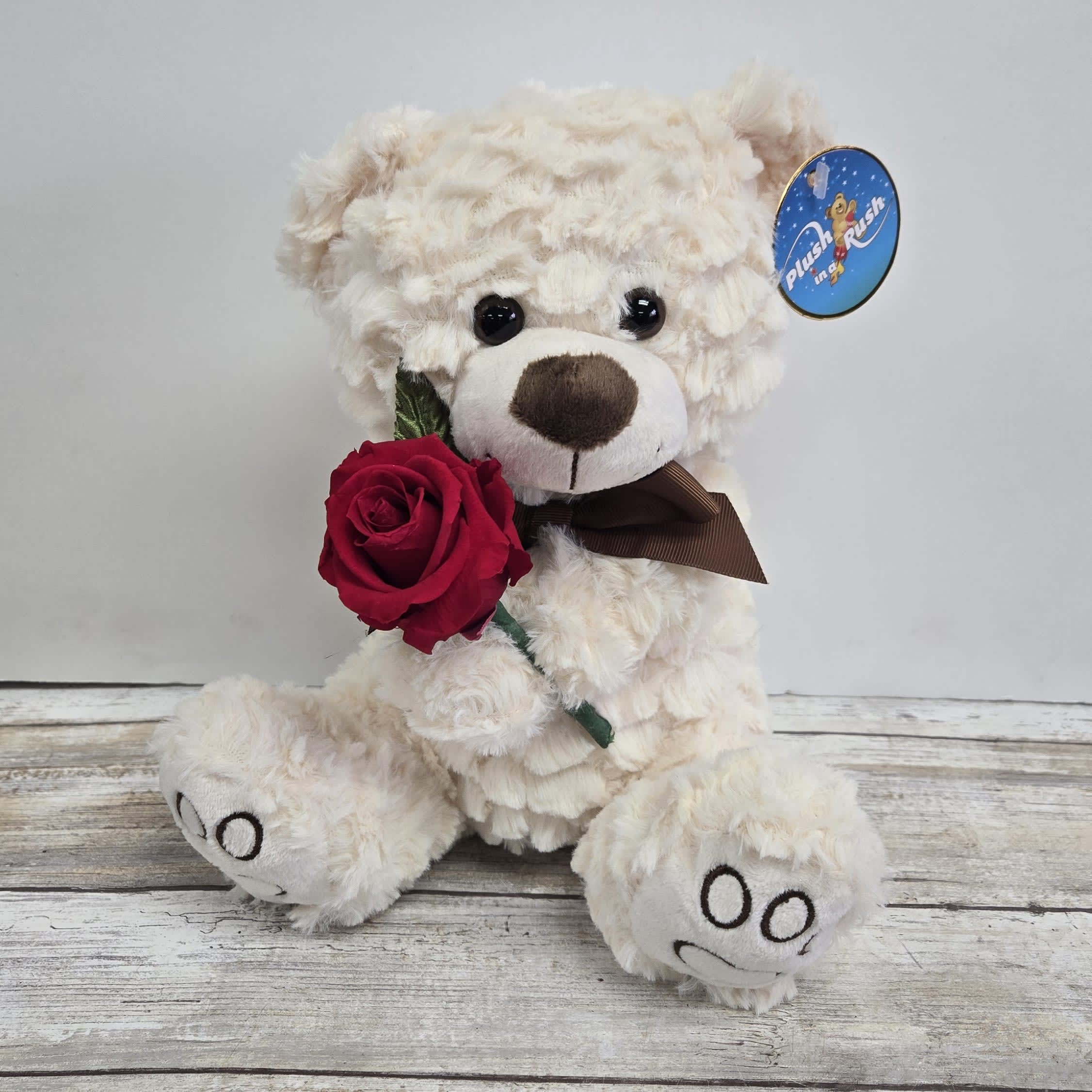 Plush Bear with Rose