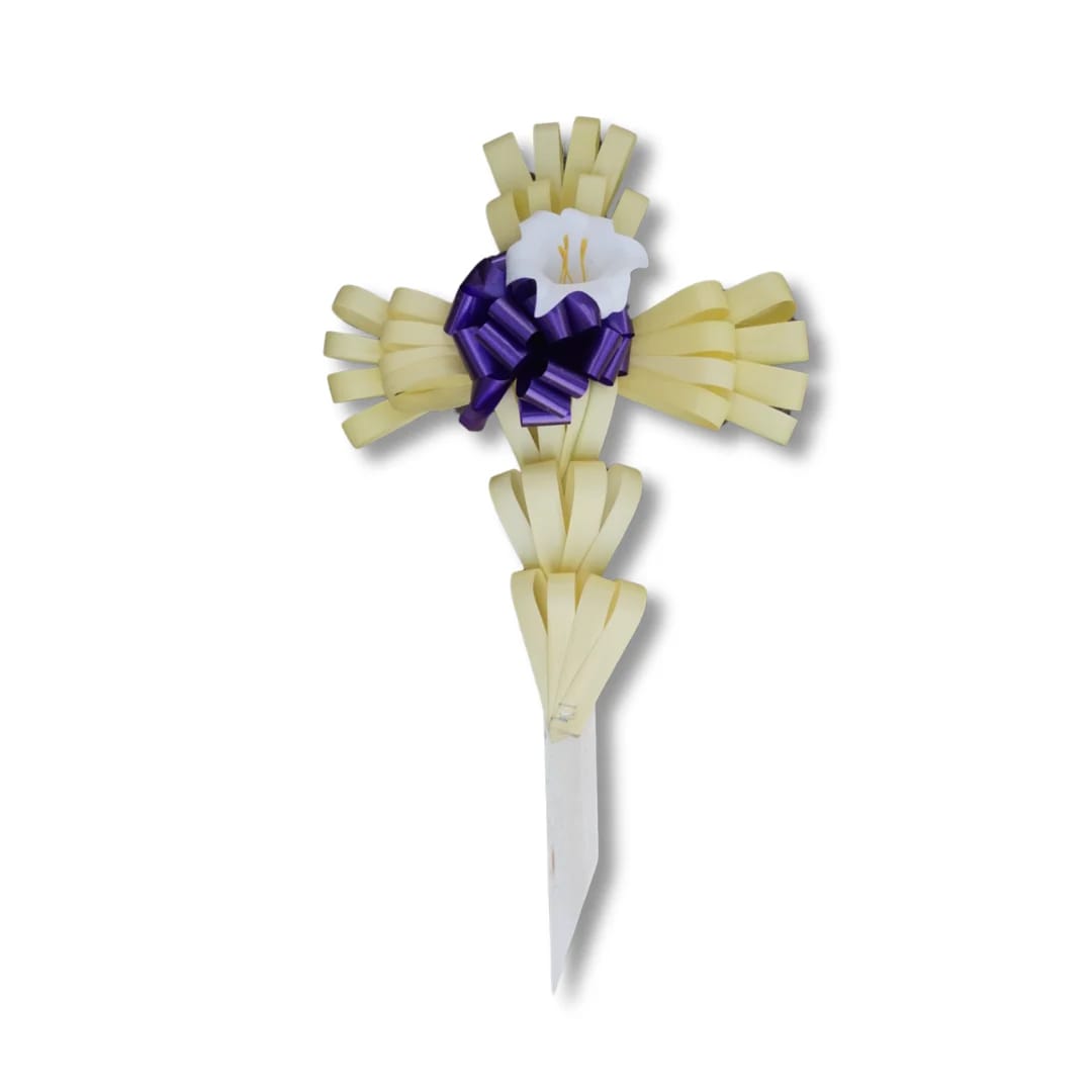Palm Cross Flower Bouquet