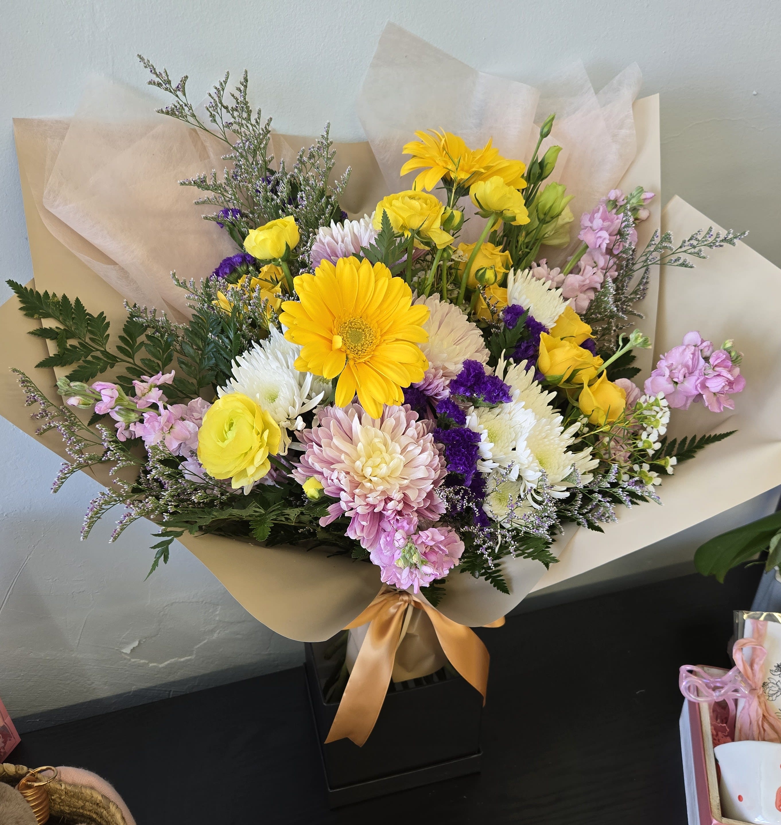 Blush & Sunshine Bouquet Flower Bouquet