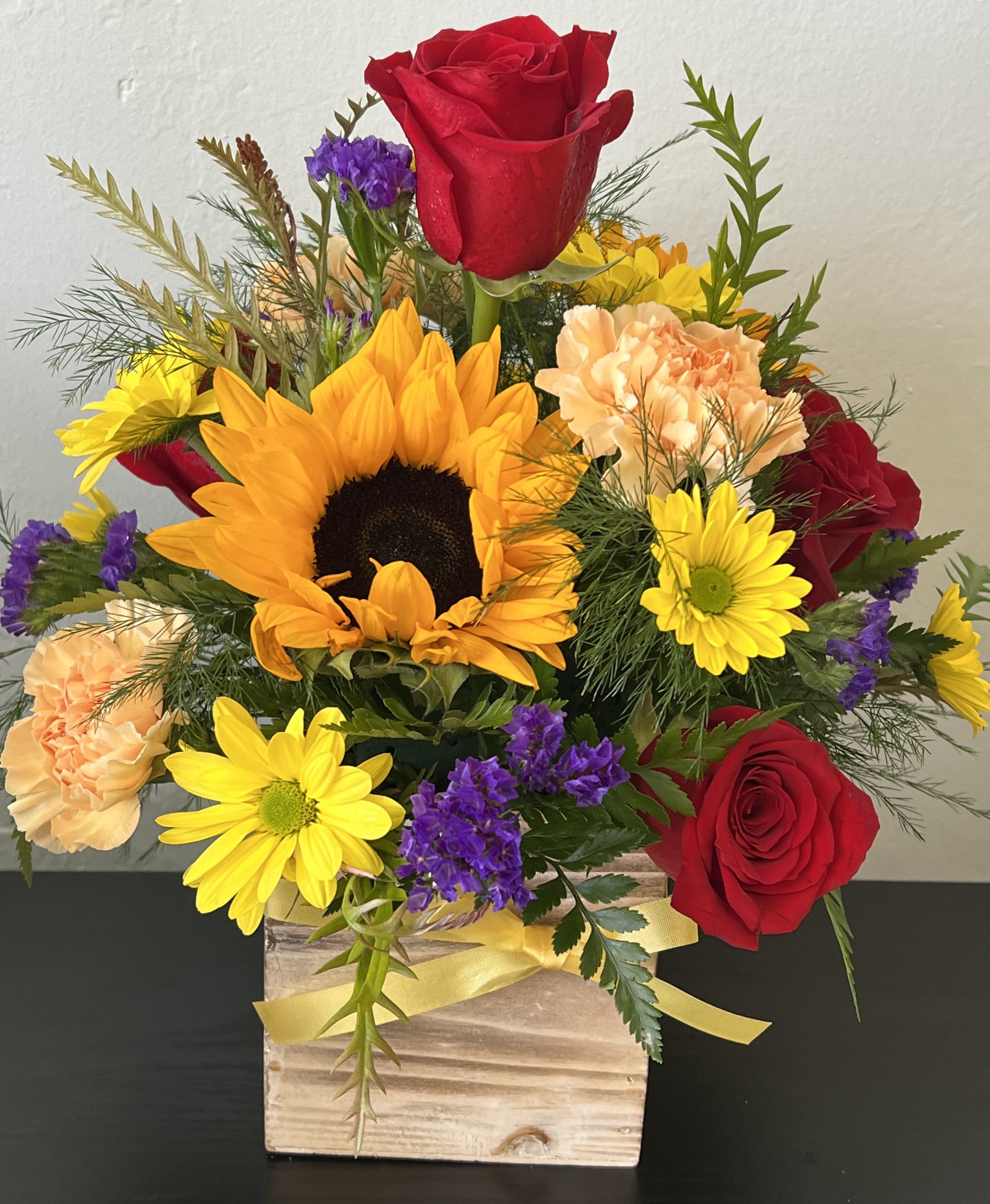 Sunflower Love Garden Flower Bouquet