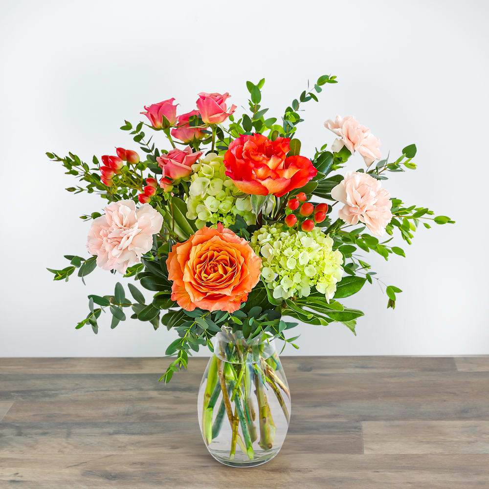 Fresh Apricot Flower Bouquet