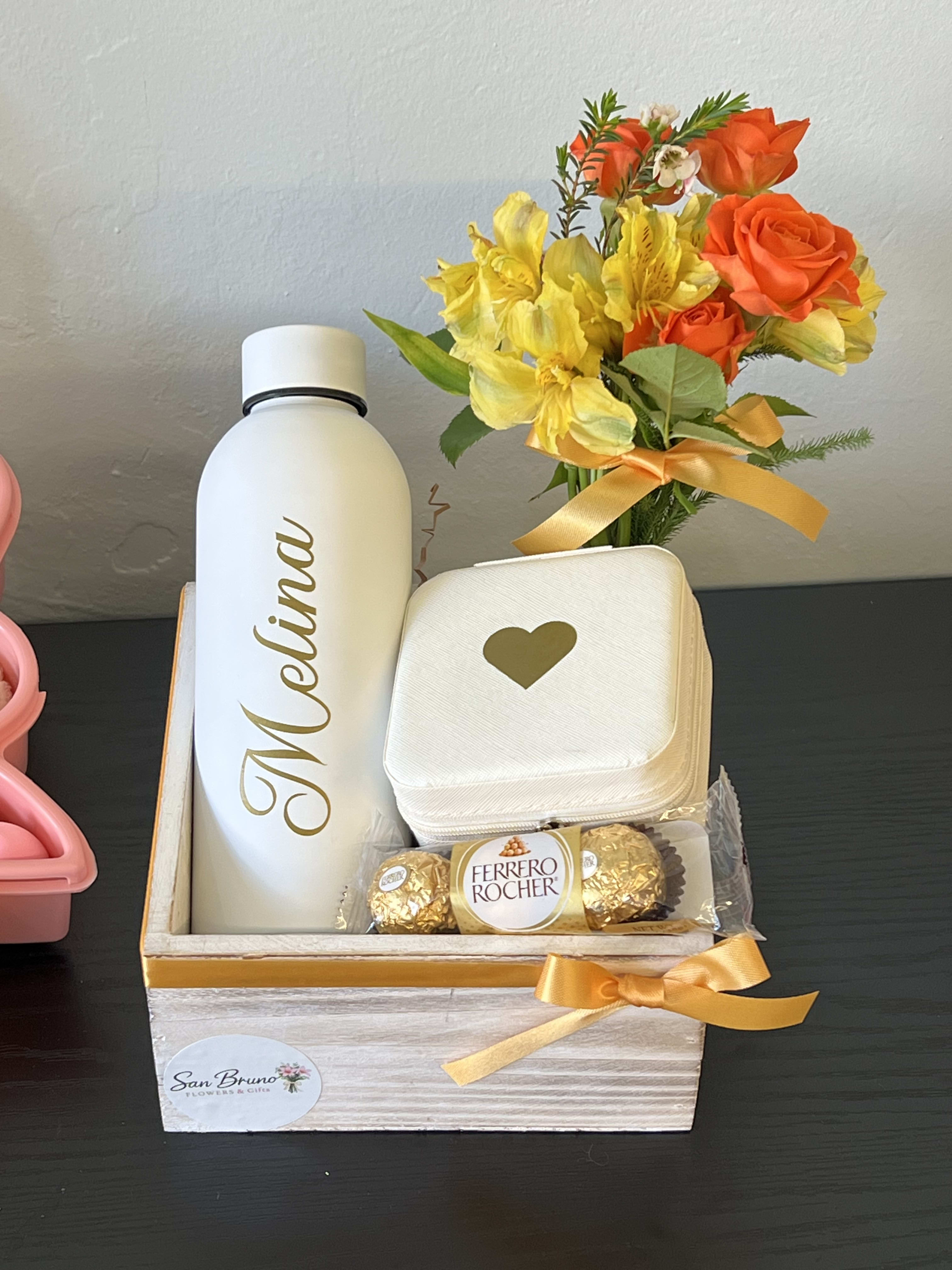 Floral & Tumbler Gift Set