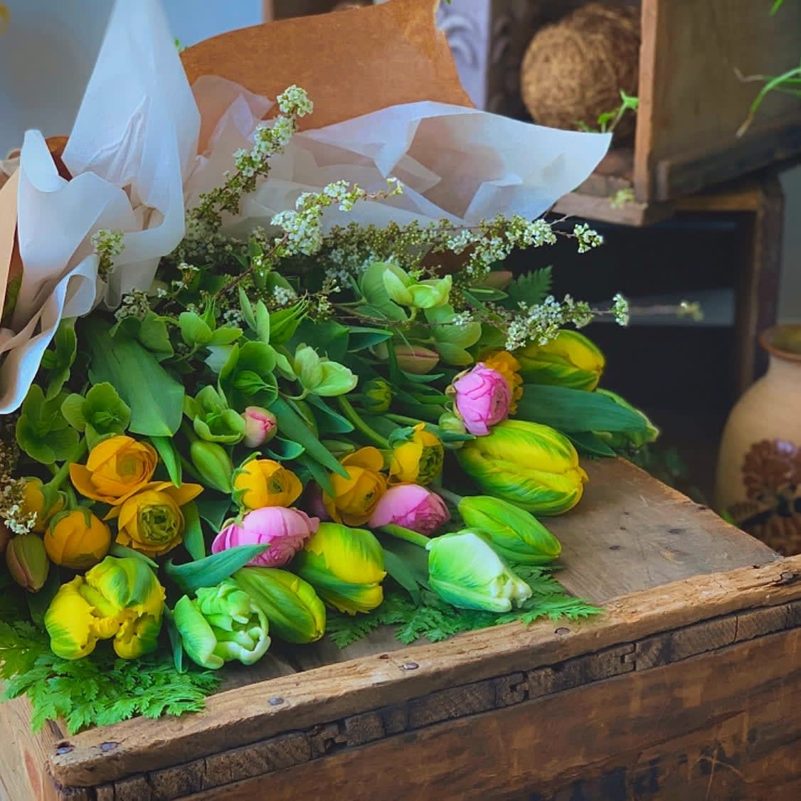 Mother's Day Wrapped Bouquet