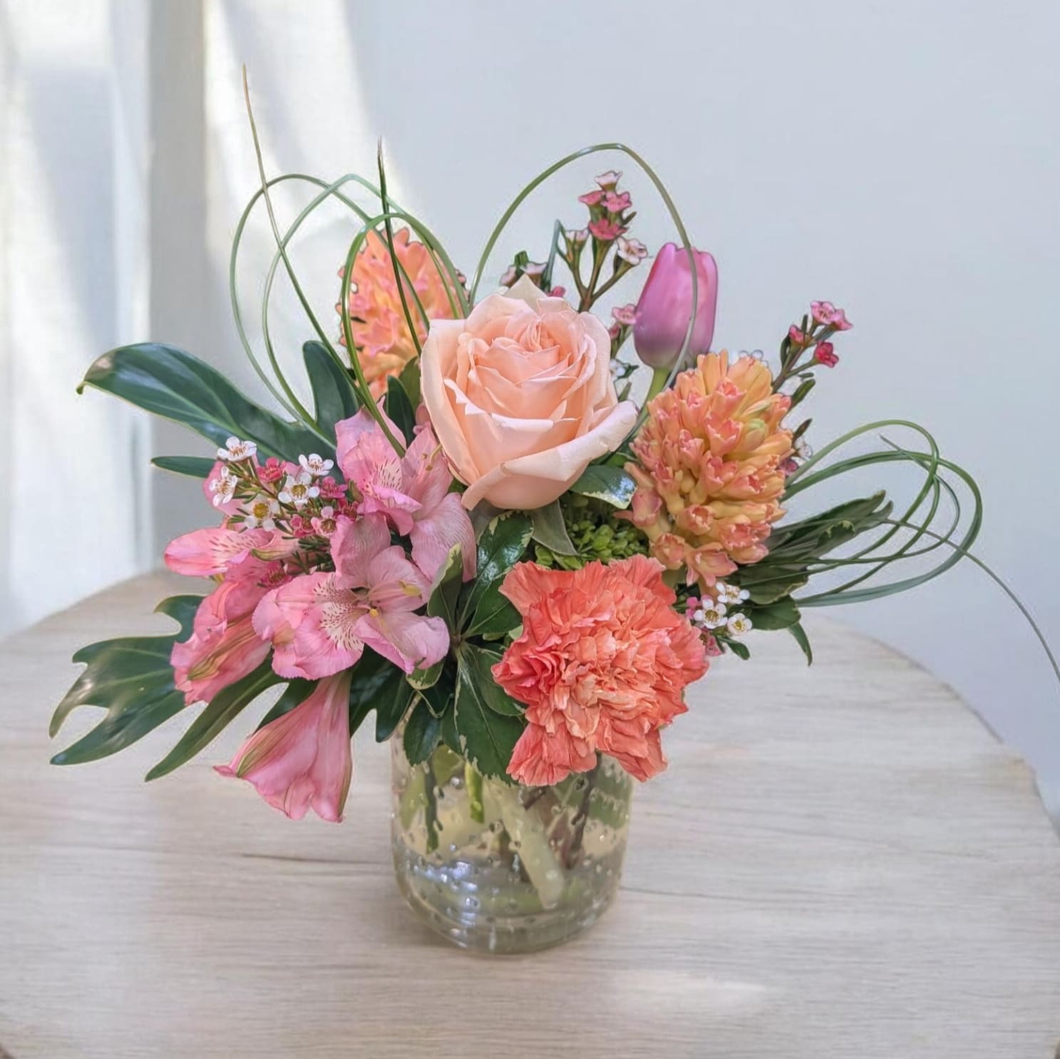 Spring Sunset Flower Bouquet